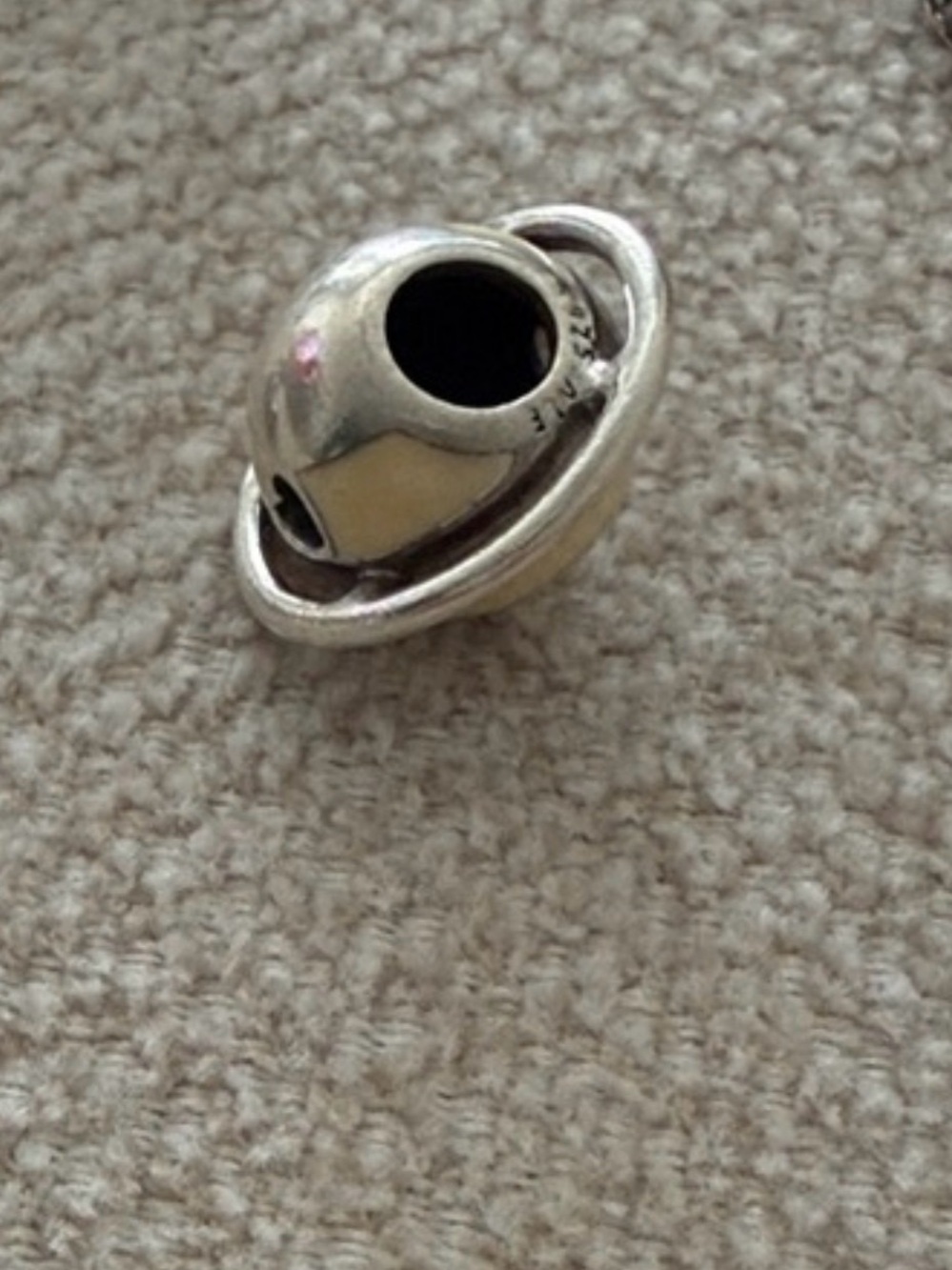 Pandora Silver Saturn Planet Charm